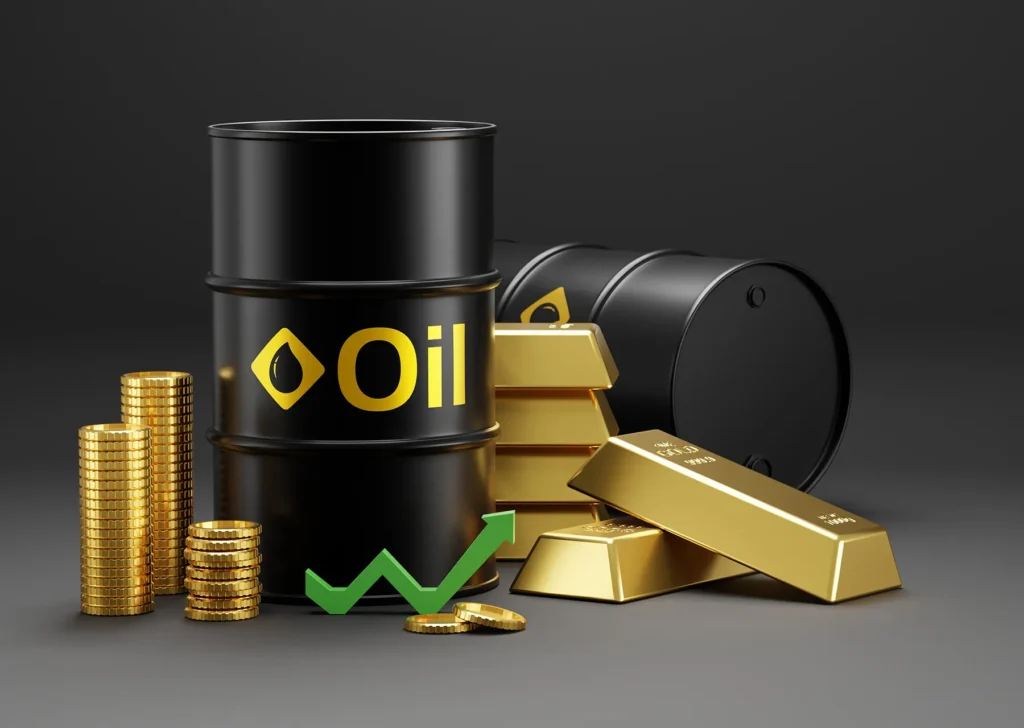 00 4 هل استثمر في الذهب أم البترول أم العملات الرقمية؟ مقارنة شاملة لعام 2025