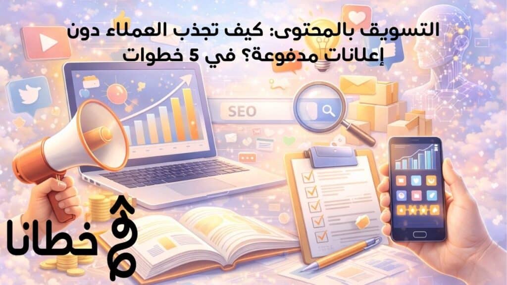 التسويق بالمحتوى: كيف تجذب العملاء دون إعلانات مدفوعة؟ في 5 خطوات