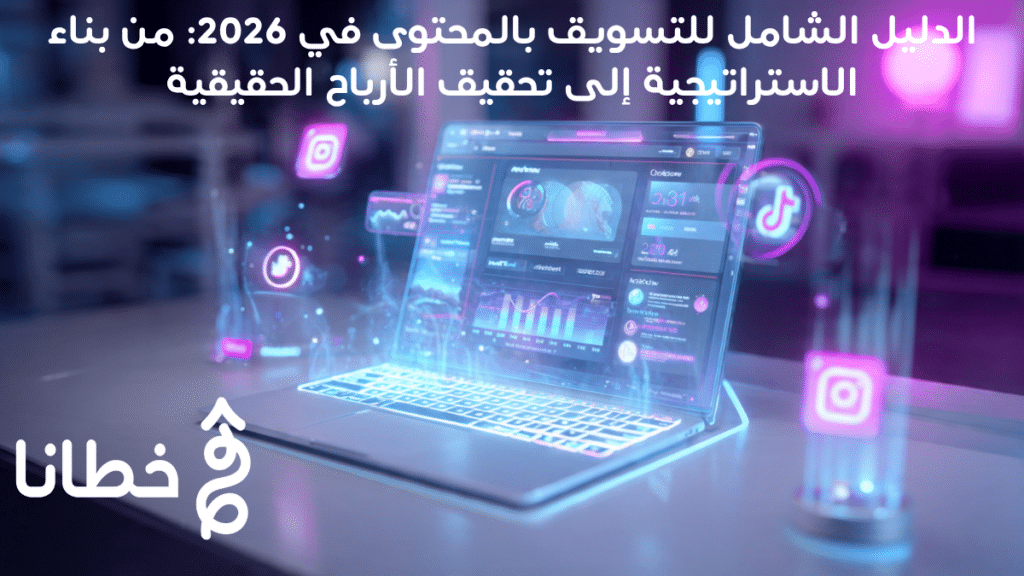 الدليل الشامل للتسويق بالمحتوى في 2026: من بناء الاستراتيجية إلى تحقيق الأرباح الحقيقية