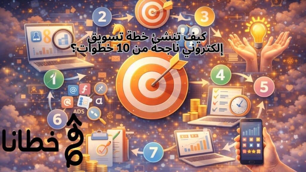 كيف تنشئ خطة تسويق إلكتروني ناجحة من 10 خطوات؟